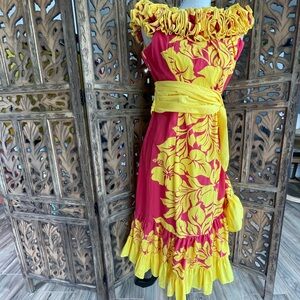 Vintage Authentic Hawaiian Party Dress, Rare Find